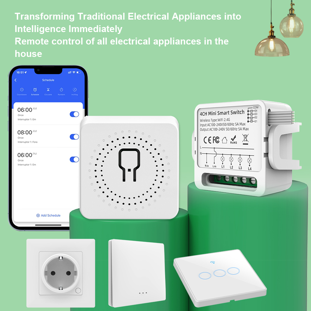 Tuya WiFi Smart Switch 1/2/3/4 - Smart Light Switch Wifi review and price