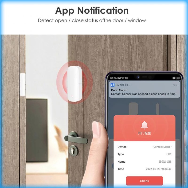 Tuya Wi-Fi Smart Door And Wind - Smart Home Automation Kit review and price