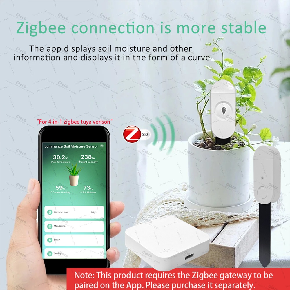 Zigbee Soil Moisture Sensor Me - Smart Home Automation Kit review and price
