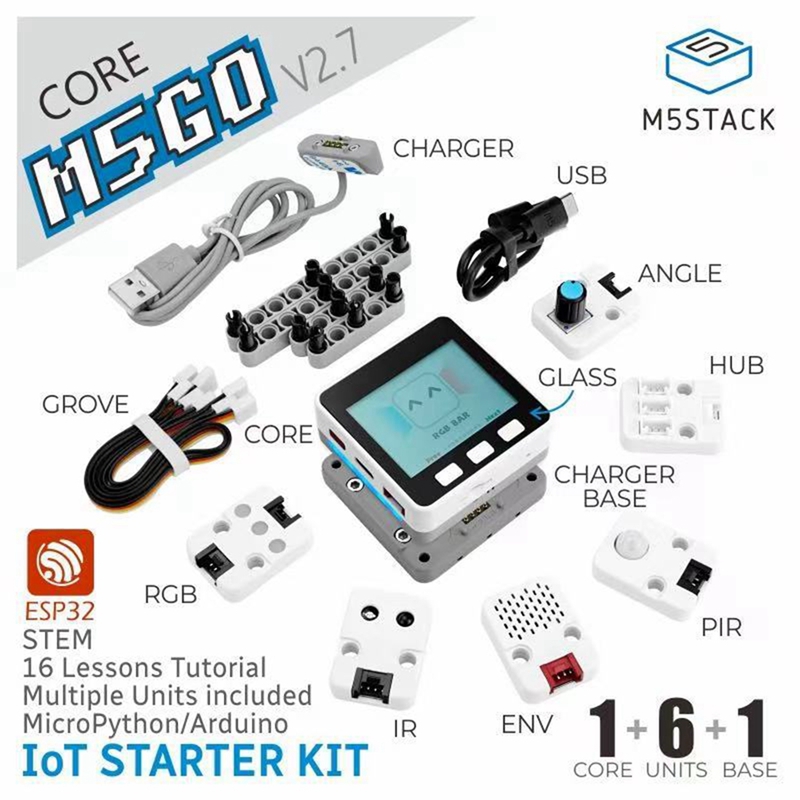M5GO IoT Kit V2.7 IoT Beginner - Iot Kit Beginner review and price