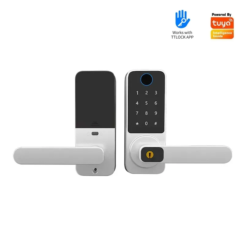 Single Tongue Password Fingerp - Smart Door Lock Wifi review and price