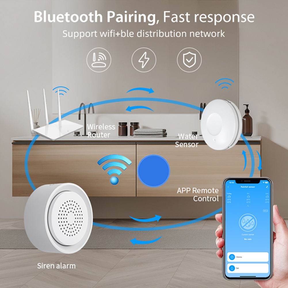 BTLIFE-Flood Detector With Sir - Smart Home Automation Kit review and price